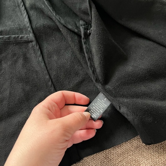 HYFVE Black Sleeveless Draped Vest Women’s Size Small - Picture 4 of 5